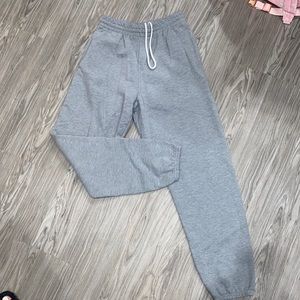 Gray Oversized Sweatpants